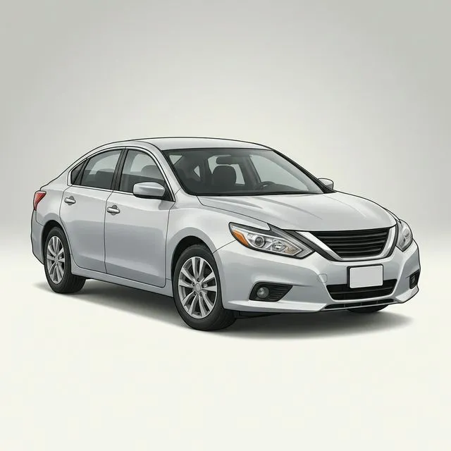 Nissan Altima 2013–2018 em vista 3/4 frontal